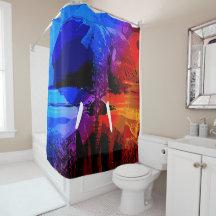 Elephant Dream Shower Curtain
