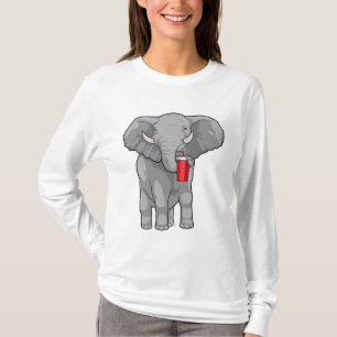 Elephant Drinking mugg T Shirt
