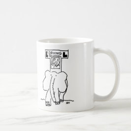 Elephant Driving School Kaffemugg