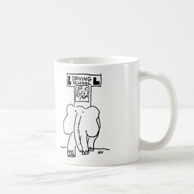 Elephant Driving School Kaffemugg (Höger)
