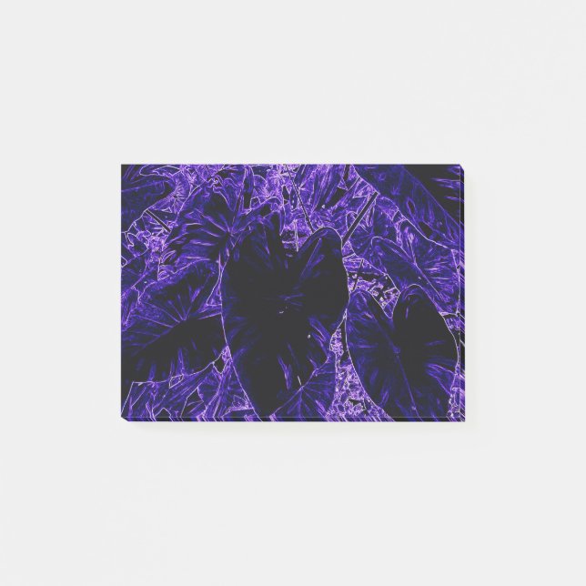 Elephant Ear Löv Deepest Lila Post-it Block (Framsida)