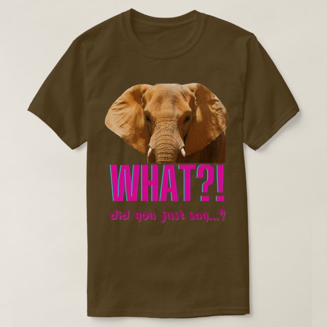 Elephant Ears  T Shirt (Design framsida)