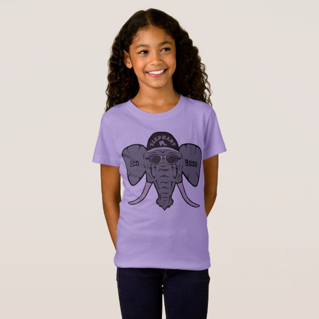 Elephant Eco Chef Ecology T Shirt (Hel framsida)