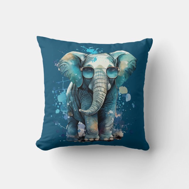 Elephant Elegance Kudde (Framsida)