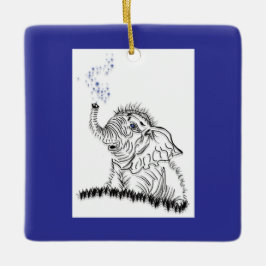 Elephant Energy Julgransprydnad Keramik