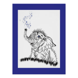 Elephant Energy Perfect Poster