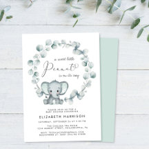Elephant Eucalyptus Baby Shower