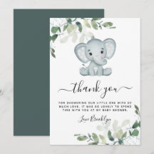 Elephant Eucalyptus Baby Shower