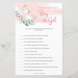 Elephant Eucalyptus gissar Boy eller Girl-talesmat