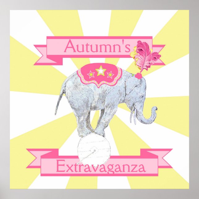 Elephant Extravaganza Poster (Framsidan)