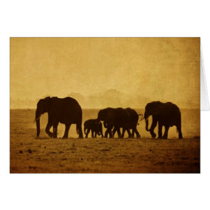 Elephant Family Hälsningskort