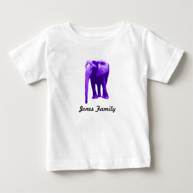 Elephant Family Namn Tee (Framsida)