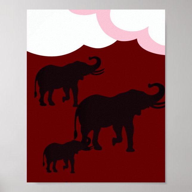 Elephant Family Poster (Framsidan)