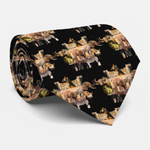 Elephant Färg Wildlife Ram Neck Tie Slips