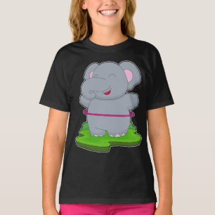Elephant Fitness Gymnastics Sports T Shirt