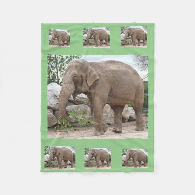 Elephant Fleece Blanket (Framsidan)