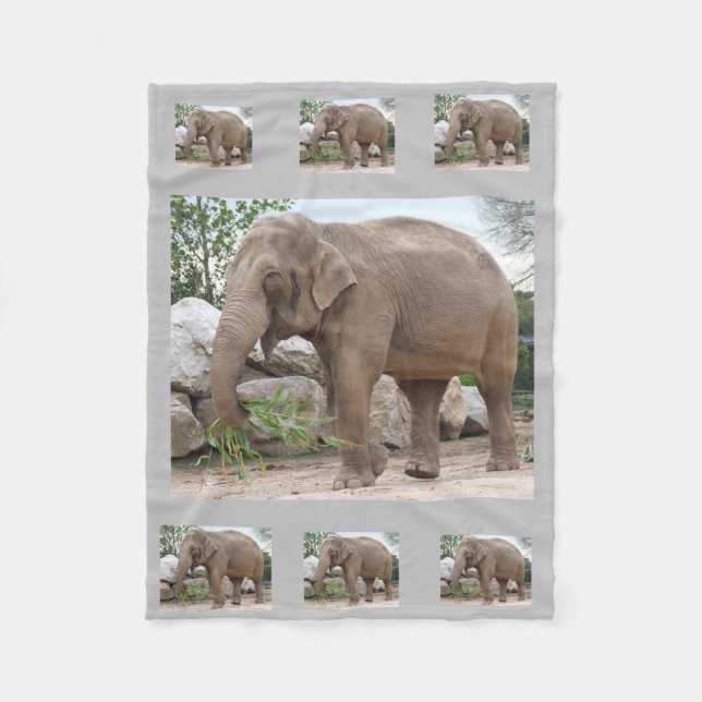 Elephant Fleece Blanket (Framsidan)
