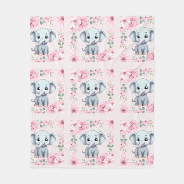 Elephant Fleece Blanket (Framsidan)