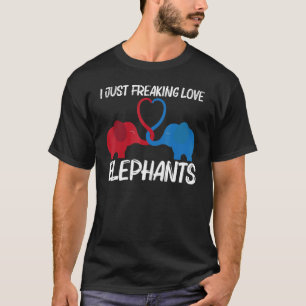 Elephant För manar Women Vild Park Animal 6 T Shirt