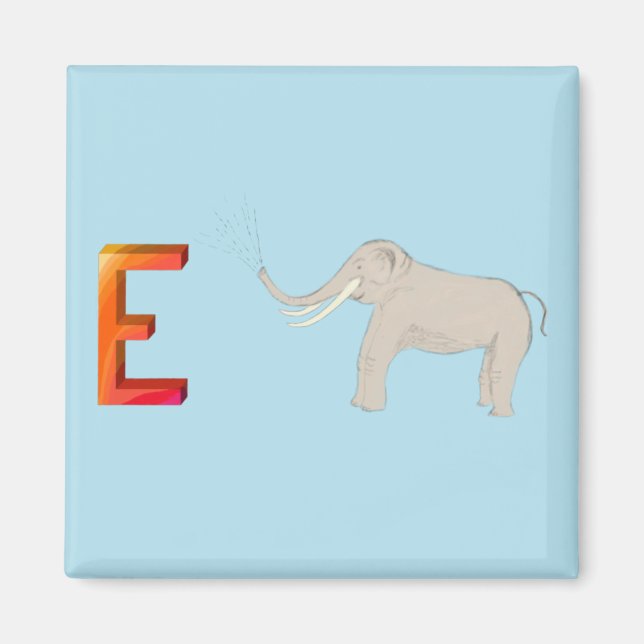 Elephant Fridge Magnet (Framsidan)