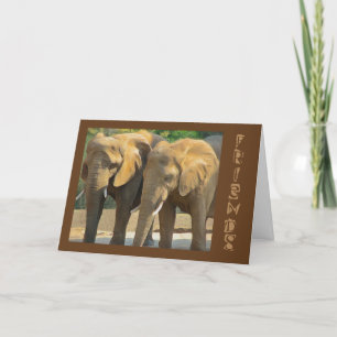Elephant Friends Forever Kort