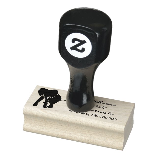 Elephant Frimärke Stämpel (Stämpel)