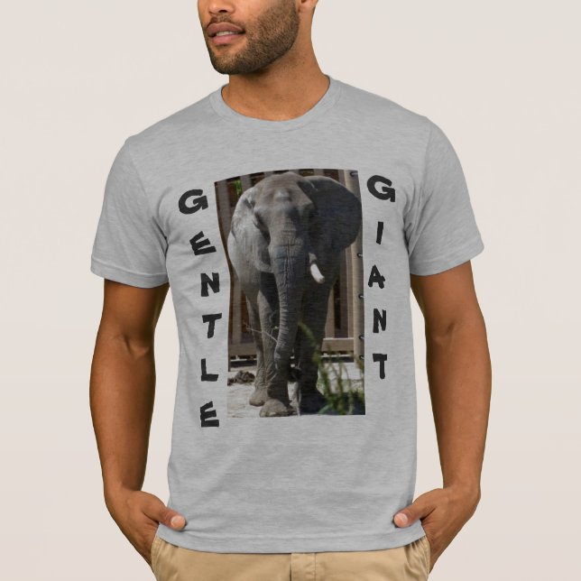 ELEPHANT, GENTLE GIANT T TEE SHIRT (Framsida)