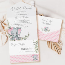 Elephant Girl Baby Shower