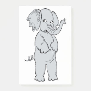 ELEPHANT GIRL POST-IT BLOCK