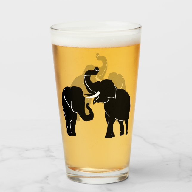 Elephant Glass par Elephants Glaskopp (Framsida fylld)