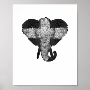 Elephant God Church Christian Gift Elephant Kristu Poster