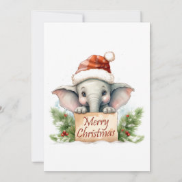 Elephant God jul Julkort