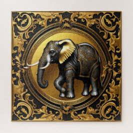 Elephant guld, ram pussel