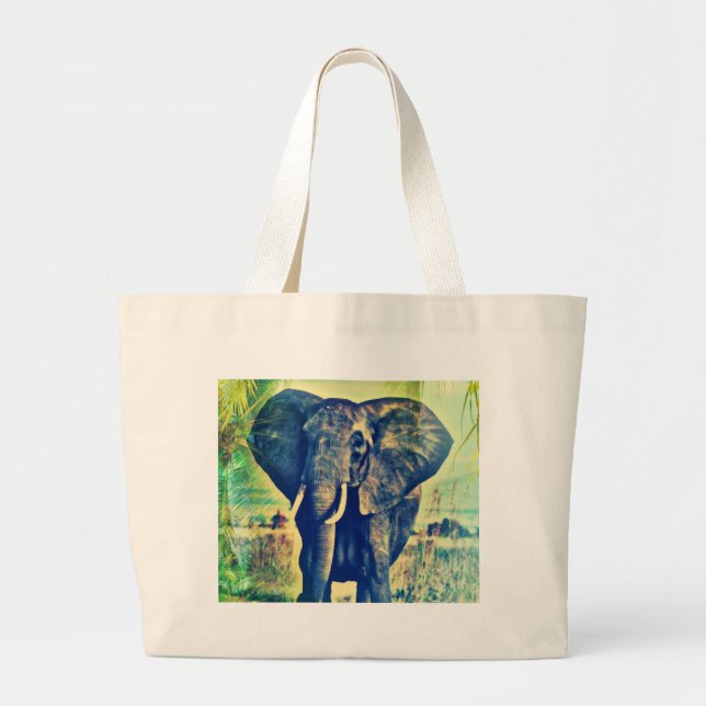 Elephant Handflatan Jumbo Tygkasse (Framsidan)