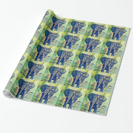Elephant Handflatan Presentpapper
