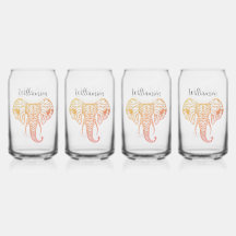 Elephant Head Shades of Citrus Personlig