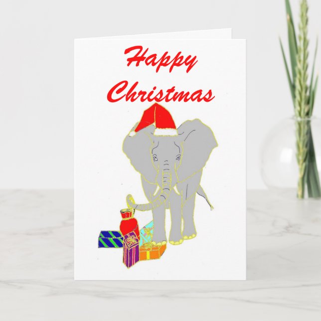 Elephant Helgkort (Framsida)