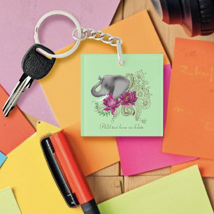 Elephant Henna Flowers