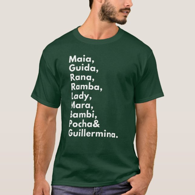 "Elephant Heroes of BrazT-Shirt" T Shirt (Framsida)