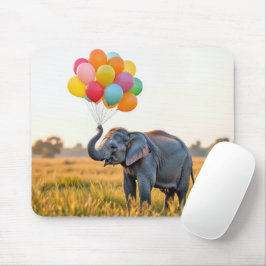 Elephant Holding A Balloon Bouquet Musmatta