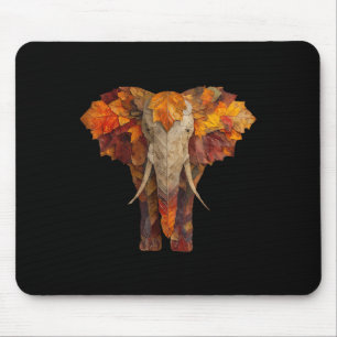 Elephant Höst löv Artistic Animal Art Fall Ae Musmatta