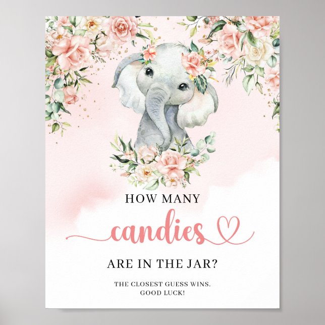 Elephant hur många kaner som finns i Burk-matchen Poster (Framsidan)