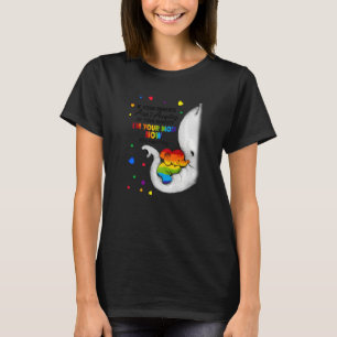 Elephant I är din Mamma nu LGBT-fria Mamma Hugs HB T Shirt