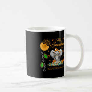 Elephant I Bära Orange för min mormor RSD CRPS Awa Kaffemugg