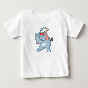 Elephant i Baseball T Shirt