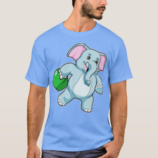 Elephant i Bowling med Bowling ball 1 T Shirt