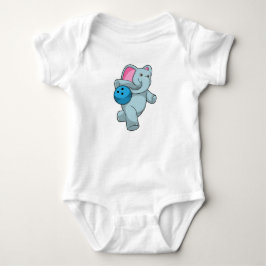 Elephant i Bowling med Bowling ball T Shirt