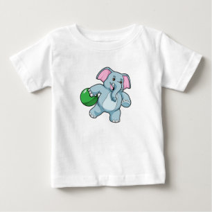 Elephant i Bowling med Bowling ball T Shirt