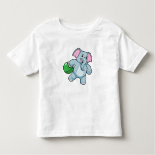 Elephant i Bowling med Bowling ball T Shirt