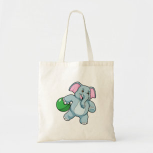 Elephant i Bowling med Bowling ball Tygkasse